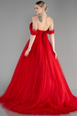 Designer Abendkleid Lang Rot ABU3599