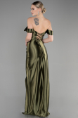 Abendkleid Lang Khaki ABU3611