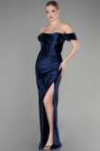 Abendkleid Lang Marineblau ABU3611