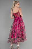 Partykleid Midi Fuchsie ABK1967