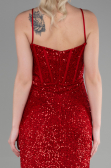 Abendkleid Lang Rot ABU3630