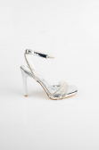 Party-Schuhe Gespiegelt Silber AB8003