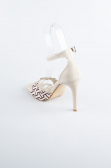 Party-Schuhe Leder Beige AB8004