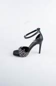Party-Schuhe Leder Schwarz AB8004