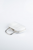 Abendtaschen Laserschnitt Silber SH839