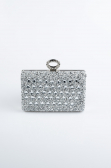 Abendtasche Silber SH830
