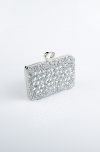 Abendtasche Silber SH830