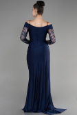 Abendkleid Lang Marineblau ABU3656