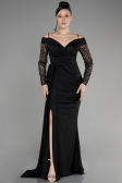 Abendkleid Lang Schwarz ABU3656