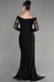 Abendkleid Lang Schwarz ABU3656