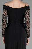 Abendkleid Lang Schwarz ABU3656