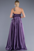 Abendkleid Lang Satin Lavendel ABU3674