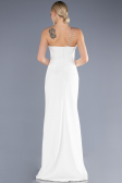 Abendkleid Lang Weiß ABU3675
