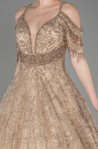 Abendkleid Lang Gold ABU3708