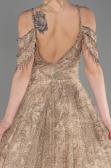 Abendkleid Lang Gold ABU3708