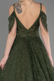 Abendkleid Lang Khaki ABU3708