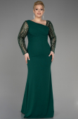 Brautkleid In Übergröße Lang Smaragdgrün ABU3713