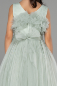 Abendkleid für Kinder Lang Türkis ABU3726