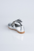 Kinderschuhe Lackleder Silber MJ4001
