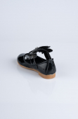 Kinderschuhe Lackleder Schwarz MJ4001