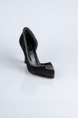 Stiletto Satin Schwarz MJ8008