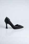 Stiletto Satin Schwarz MJ8008