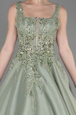 Designer Abendkleid Lang Minzgrün ABU3745