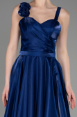 Abendkleid Lang Marineblau ABU3751