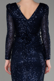 Partykleid Midi Marineblau ABK1808