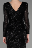 Partykleid Midi Schwarz ABK1808