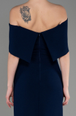 Abendkleid Lang Marineblau ABU3775