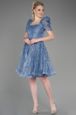 Abendkleid Kurz Indigo ABK2001
