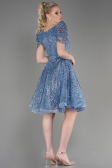 Abendkleid Kurz Indigo ABK2001