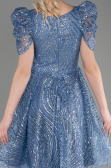 Abendkleid Kurz Indigo ABK2001