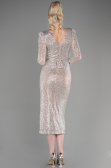 Partykleid Midi Nerzbraun ABK1808