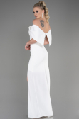 Abendkleid Lang Weiß ABU3775