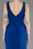 Abendkleid im Meerjungfrau-Stil Lang Sächsischblau ABU3782