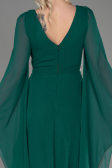 Abendkleid Lang Chiffon Smaragdgrün ABU3541