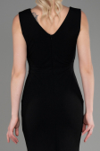 Abendkleid Lang Schwarz ABU1190