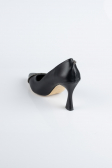 Stiletto Leder Schwarz MJD5158