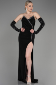 Abendkleid Lang Schwarz ABU3824