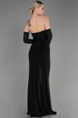 Abendkleid Lang Schwarz ABU3824