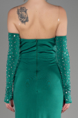 Abendkleid Lang Smaragdgrün ABU3824