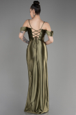 Abendkleid Lang Khaki ABU3840