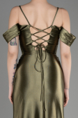 Abendkleid Lang Khaki ABU3840
