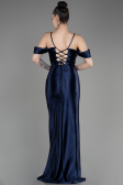 Abendkleid Lang Marineblau ABU3840