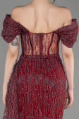 Abendkleid Lang Weinrot ABU2706