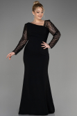 Brautkleid In Übergröße Lang Schwarz ABU3713