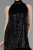 Abendkleid Kurz Schwarz ABK2049