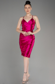Partykleid Kurz Fuchsie ABK2078